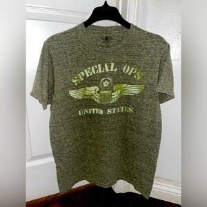 Military Green Men’s Tee Size M
